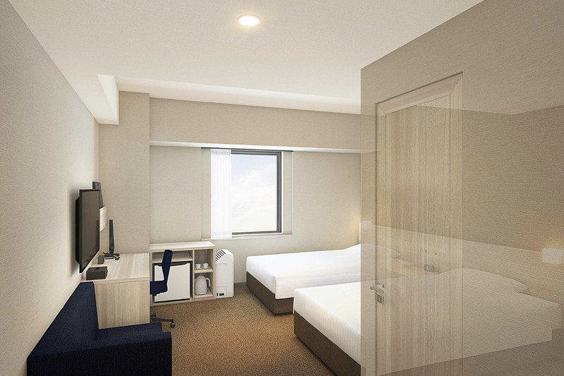 「JRクレメントイン高知」のツイン客室のイメージ
