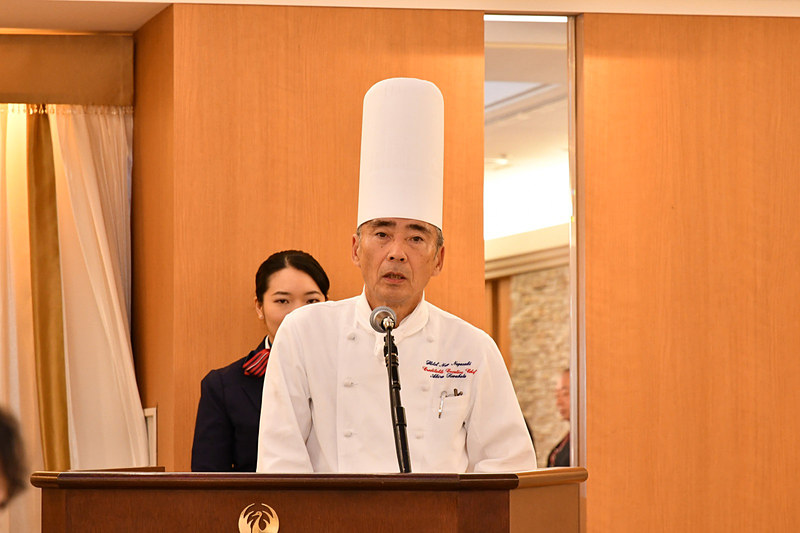 ホテルニュー長崎の名誉総料理長 川端明氏