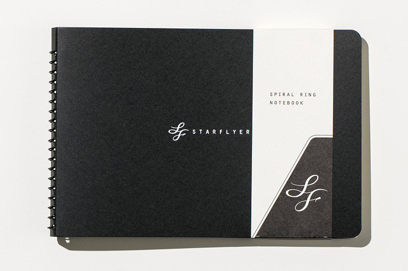 「STARFLYER スパイラルリングノート」