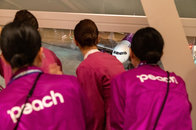 MM701便を見送る