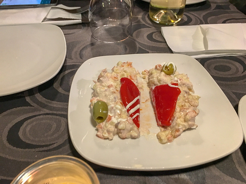 スペインでよく見かけたロシア風サラダ