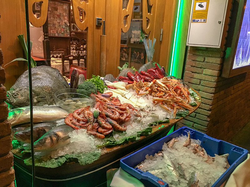 新鮮な魚介類がたっぷり！