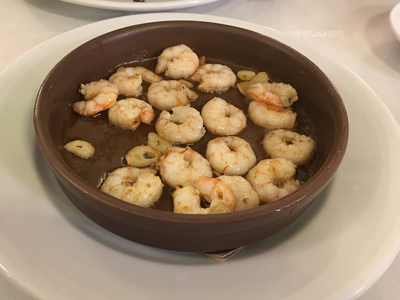 海老のアヒージョ