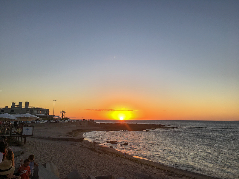 夕焼けがすごく綺麗でした