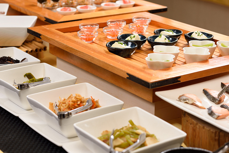 朝食ビュッフェ