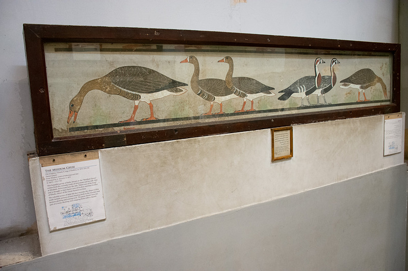 メイドゥムのガチョウ（The Meidum Geese）と呼ばれる絵。紀元前2500年ごろに描かれたとされるもの