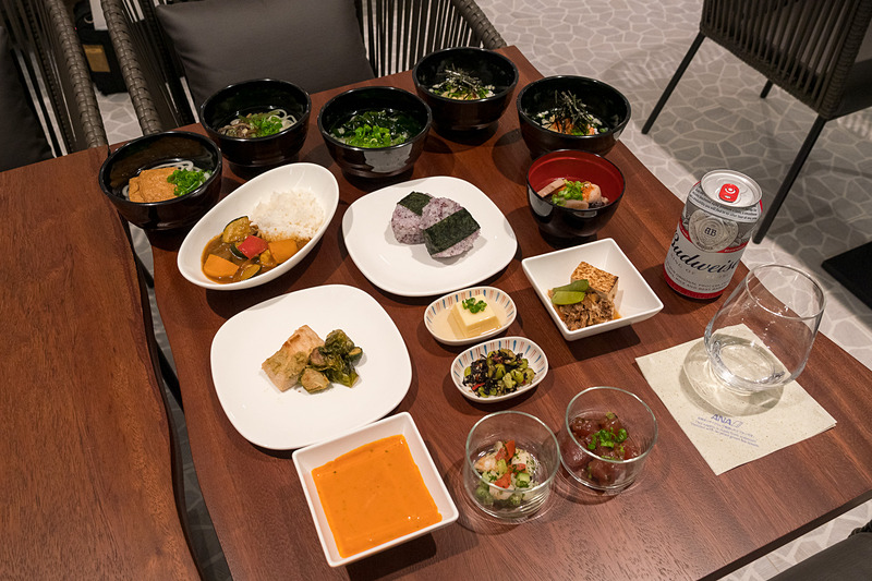 ANA SUITE LOUNGEで提供する主なメニュー