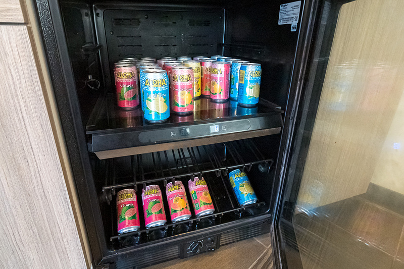 無料のドリンクコーナー