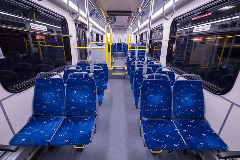 ANAエクスプレスバスの車内