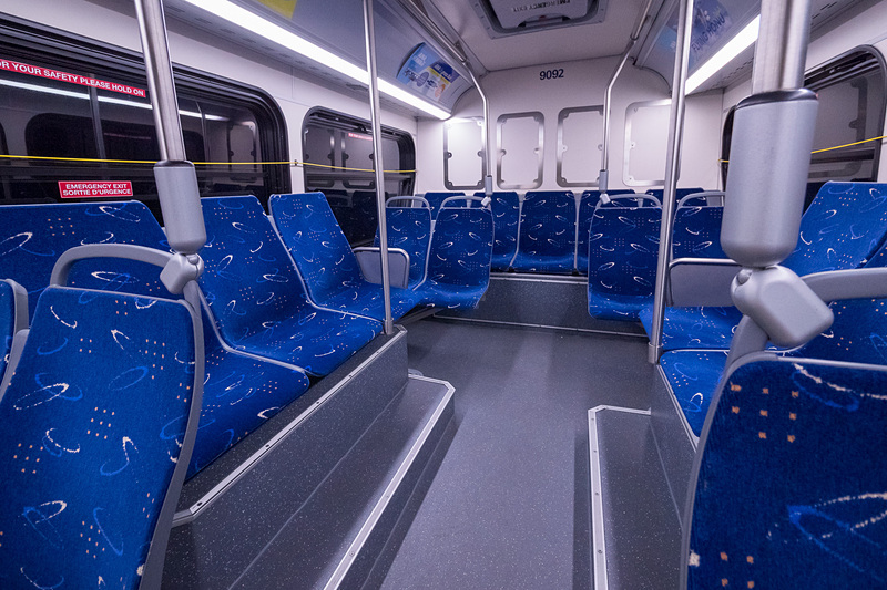 ANAエクスプレスバスの車内