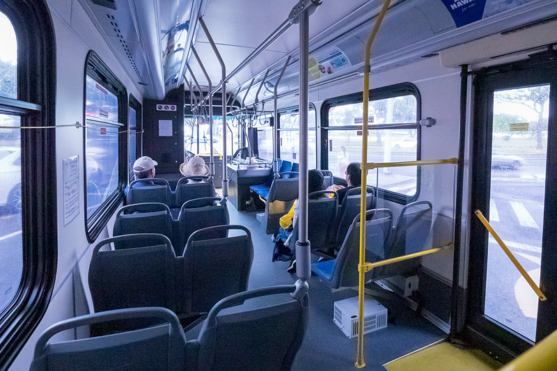 ANAエクスプレスバスの車内