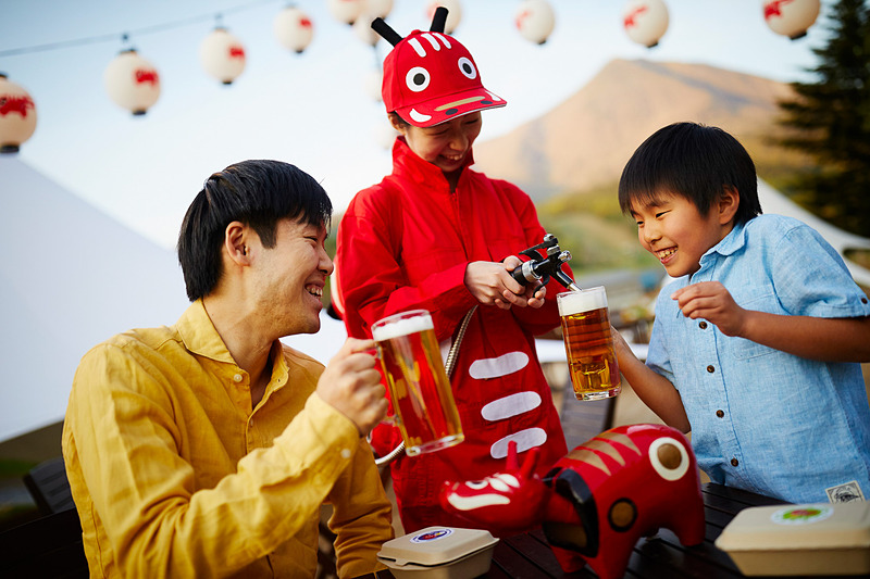 子供向けのノンアルコールビールも提供
