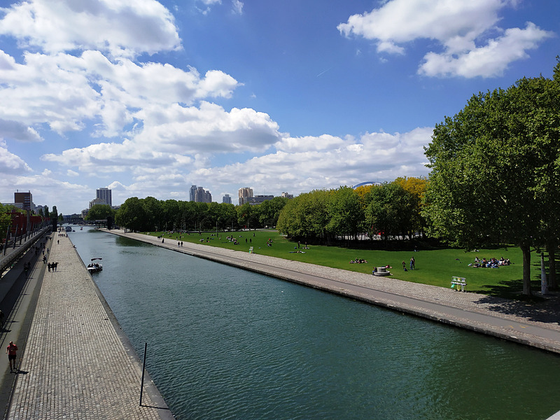 パリで一番大きな公園「La Villette（ラ・ヴィレット）」。パリ19区にあります