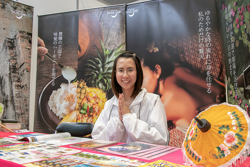関空旅博 2019でのタイ国政府観光庁ブース