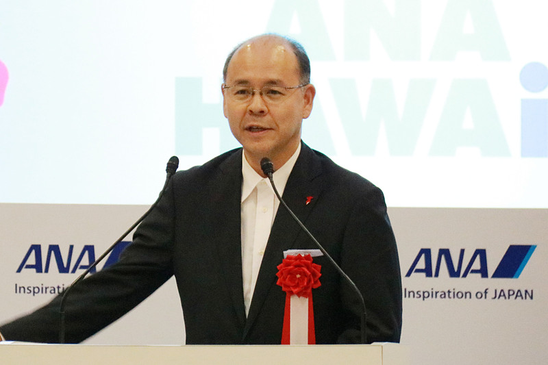 千葉県副知事の滝川伸輔氏は、A380型機の乗り心地とFLYING HONUのカラーリングをほめていた