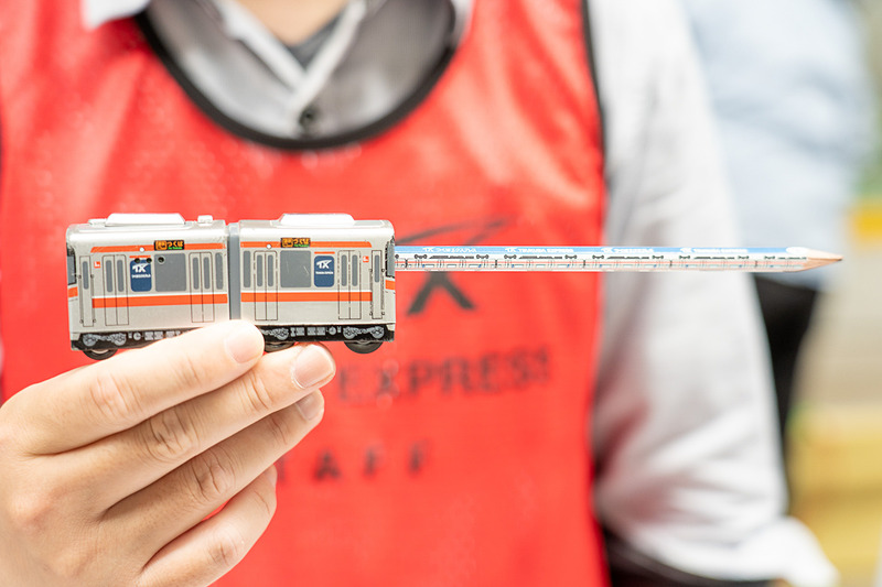 つくばエクスプレスのイケてる鉛筆削り