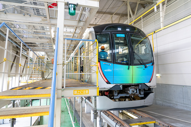 40000系パートナーゾーン展示には整理券が配布されていました