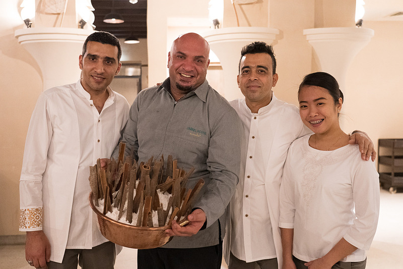 レストラン「Saba'a」のスタッフさんたち