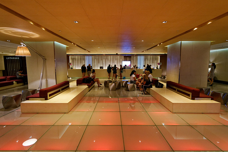 2階にあるレセプション