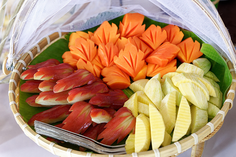 タイのフルーツ農園を訪問