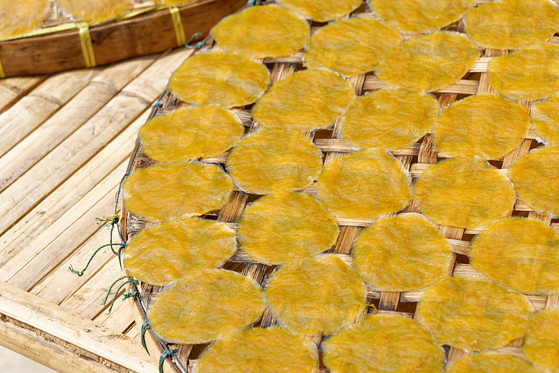 乾燥が進むとこんな感じに