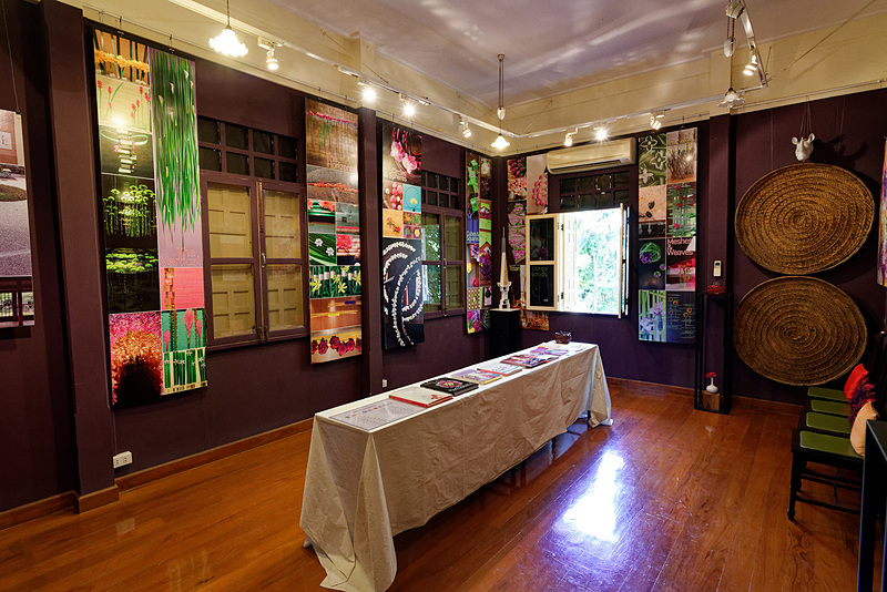 サクン氏の手がけてきた作品なども展示