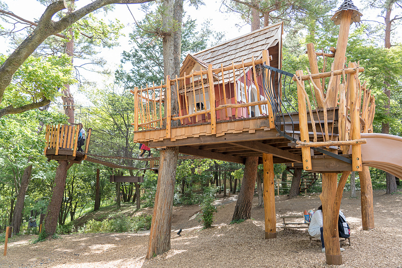 吊り橋を渡るときはちょっとドキドキかな!?