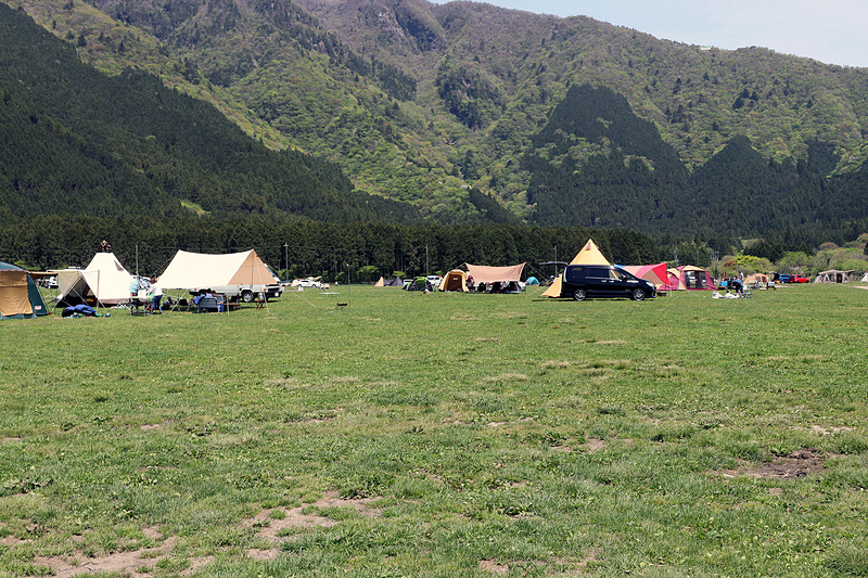 多くのキャンパーが集まっていたD/Eサイト