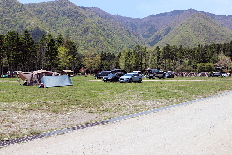 もっとも管理棟に近いAサイト