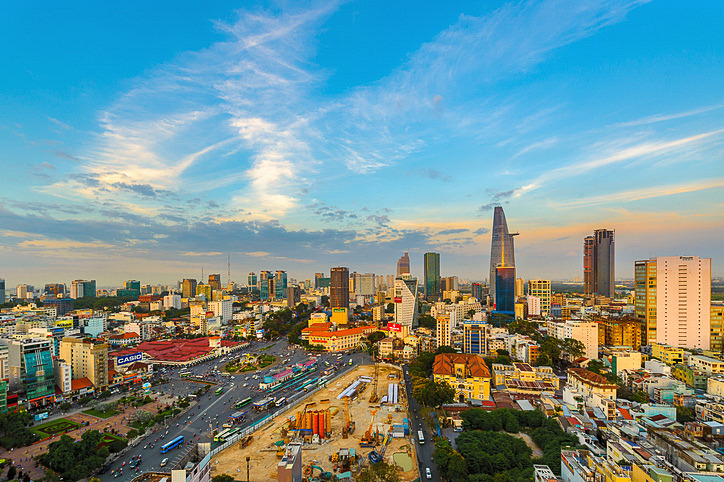 ホーチミンのベンタイン市場周辺