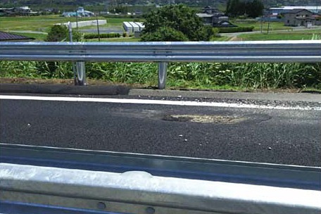 路面の損傷状況