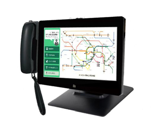 日立製作所の「駅からNavigation」（浜松町駅）