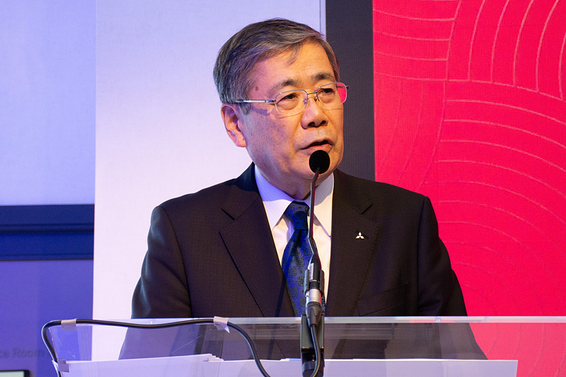 三菱重工業株式会社 取締役会長 宮永俊一氏も臨席した