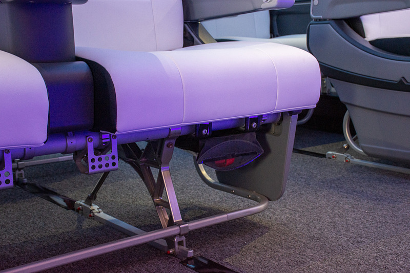 スペースジェット M100のシートモックアップ