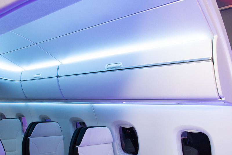 スペースジェット M100のシートモックアップ