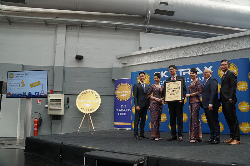 ワールド・ベスト・キャビンクルーを受賞したシンガポール航空