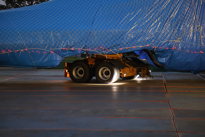 台車はリモートで方向を変えられる