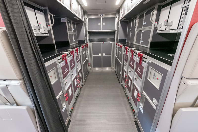 最後部のギャレー