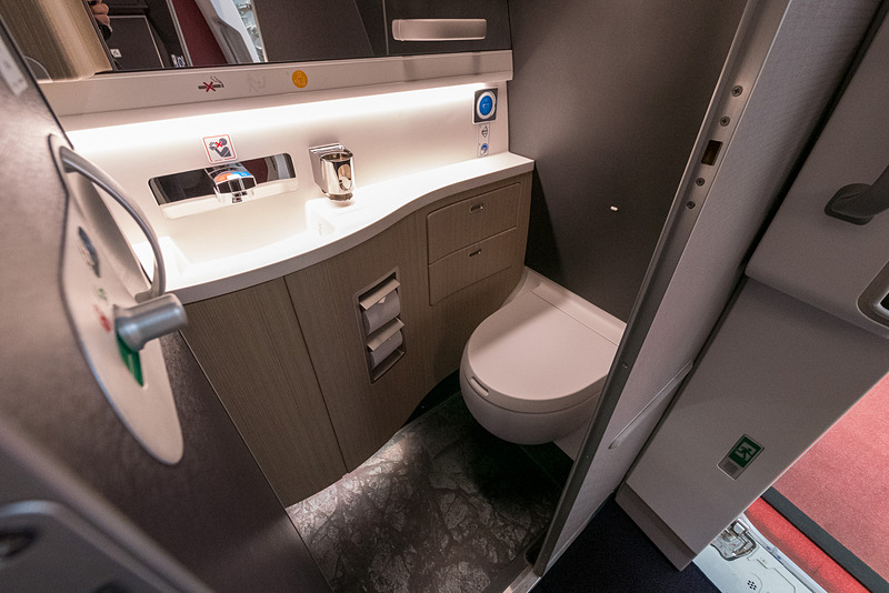 ラバトリーは設置場所によってさまざまなレイアウトがある