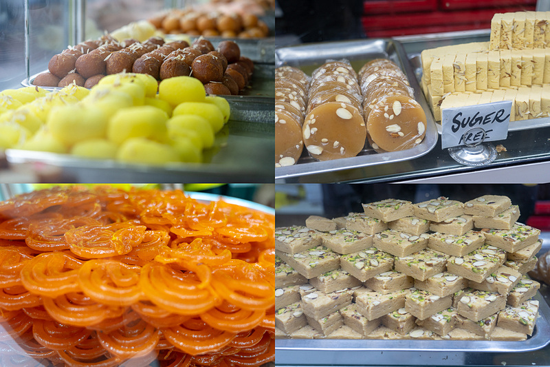 ほかにも中東のローカルスイーツがたくさん！　イスラム圏の人はお酒を飲まないので甘党なのです