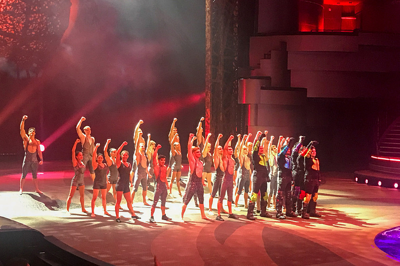 ショーは約90分。あっという間の時間です