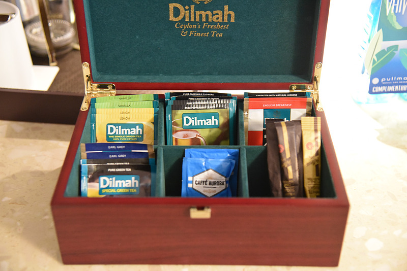 「Dilmah」の紅茶が各種用意されている