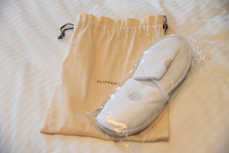 日本人にはうれしいスリッパも