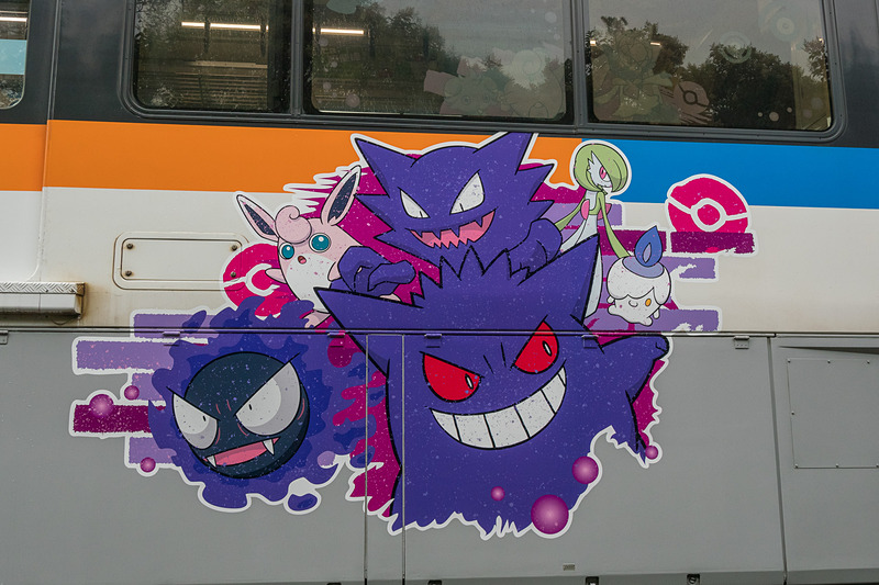 2号車に描かれたポケモン