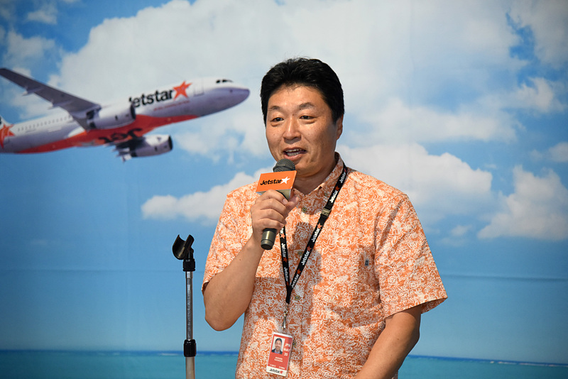ジェットスター・ジャパン 代表取締役社長 片岡優氏があいさつ