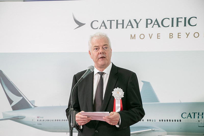 キャセイパシフィック航空 北東アジア地区 総支配人 チャーリー・スチュワートコックス氏