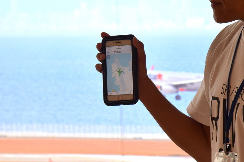 アプリを活用し、どちら側から入ってくるかを知ることもできる