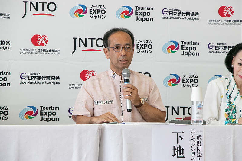 一般財団法人沖縄観光コンベンションビューロー 会長 下地芳郎氏