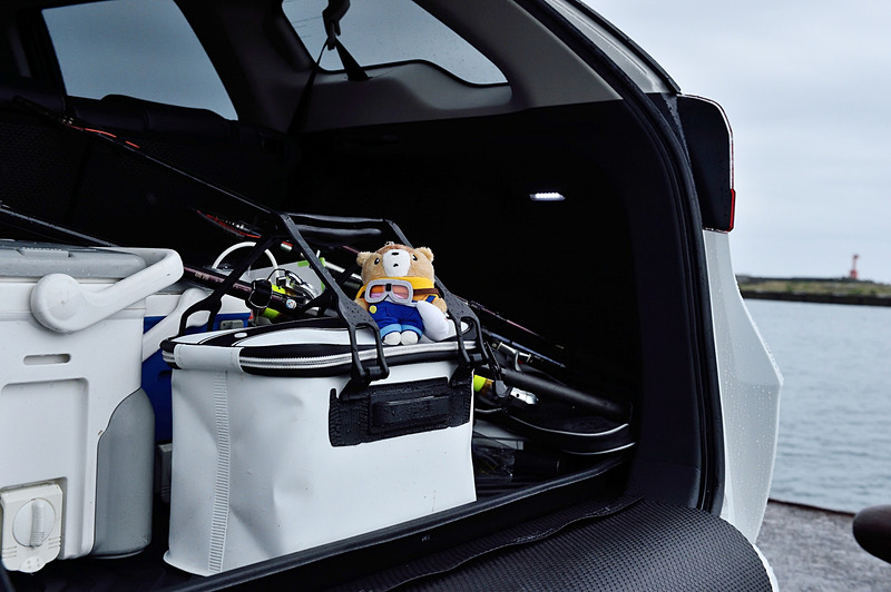 「ラゲッジイルミネーション」があれば、暗くなってからの片付けもはかどること間違いなし