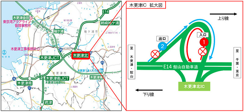 木更津北ICの場所